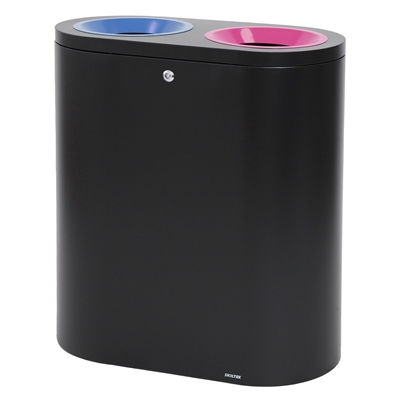 SKILTEX Twin Sopsorteringskärl - 2x50L - Blå & Magenta