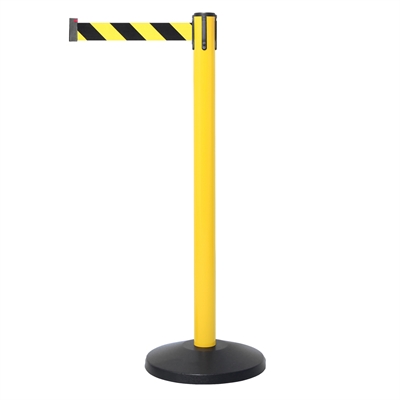 SafetyMaster avspärrningsstolpe med band