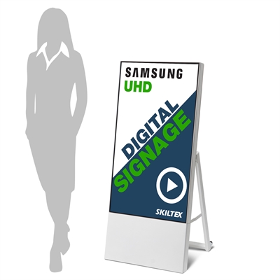Smart-Line Digital Skylt med 43" Display - Vit