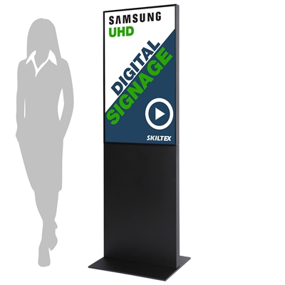 Smart-Line Totem Digital Skylt med 43" Display - Svart