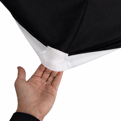 Överdrag till Ståbord Ø80 cm - Svart 