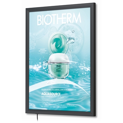 Svarta LED-ramar med ljus för utomhusbruk