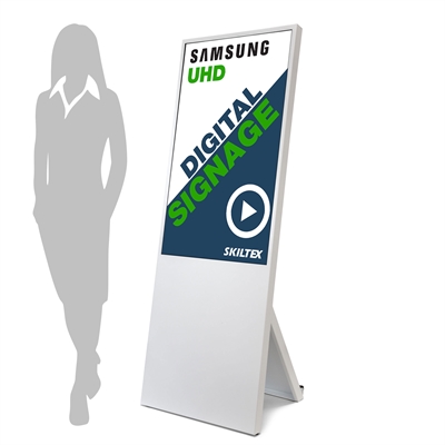Spectrum Digital gatupratare med 43" Display - Vit
