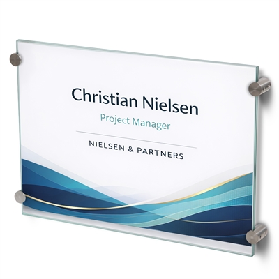 Stando Glasskylt - A4