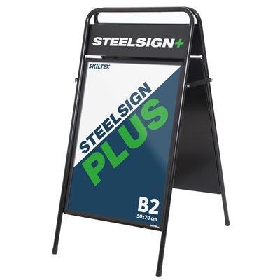 SteelSign PLUS Svart A-ställ