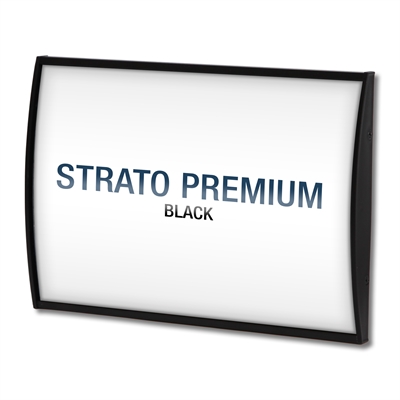 Strato Premium Svart Kontorsskylt / Dörrskylt - 148x210 mm - A5