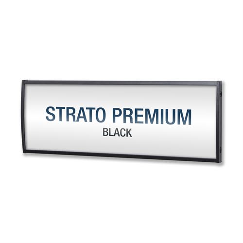 Strato Premium Svart Kontorsskylt / Dörrskylt