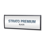 Strato Premium Svart Kontorsskylt / Dörrskylt - 74x210mm