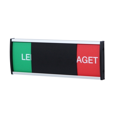 Strato Premium Ledigt / Upptaget skylt - 56x155mm