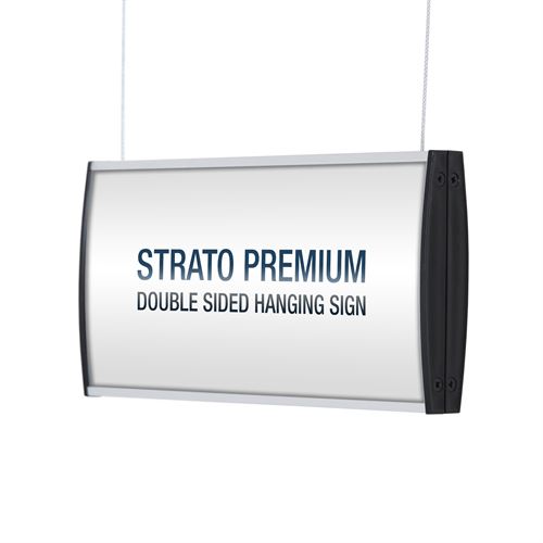 Strato Premium Dubbelsidig Takhängdskylt