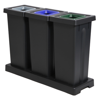 Style avfallssystem för sortering 3x53L