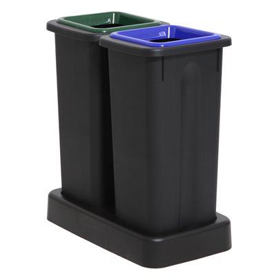 Style avfallssystem för sortering 2x20L