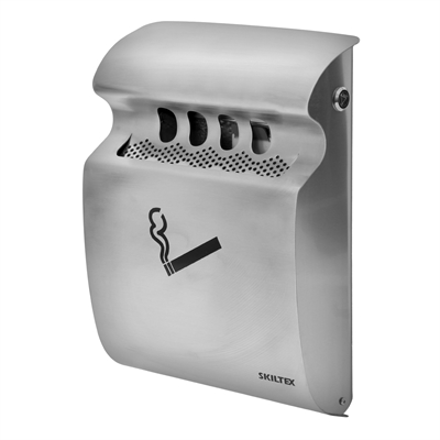 Stylish LUX askkopp för utomhusbruk - Rostfritt stål