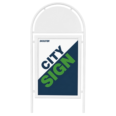 Toppdelar till City Sign gatupratare - vit