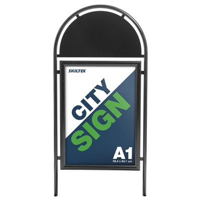 Topdel till City Sign Gatupratare - svart - A1