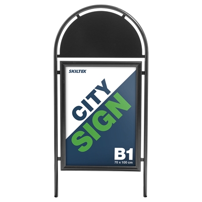 Överdel till City Sign Gatupratare - Svart - 70x100 cm