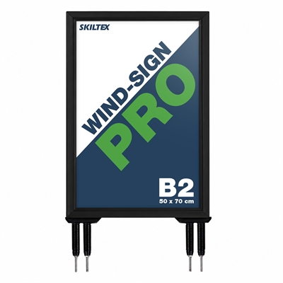 Toppdel till Wind-sign Pro Svart - B2 (50x70 cm)