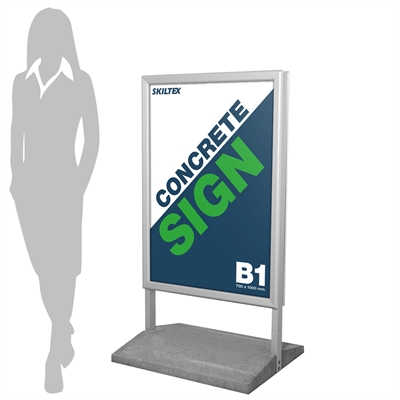 Betongskylt till palltruckar - 70x100 cm