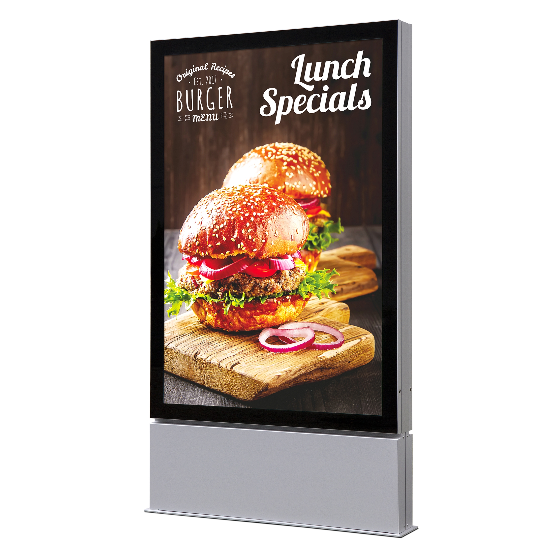 Premium Utomhus Dubbelsidig LED skylt - 120x180 cm
