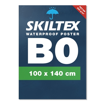 Vattentålig affisch med eget tryck - B0 - 100x140 cm