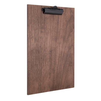 Walnut skrivplatta menyhållare - A4