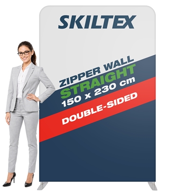 Zipper Wall Straight - 150x230 cm - Inkl. tryck på båda sidor