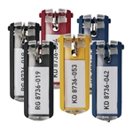 Nyckelbrickor i blandade färger till Durable nyckelskåp - 6-pack