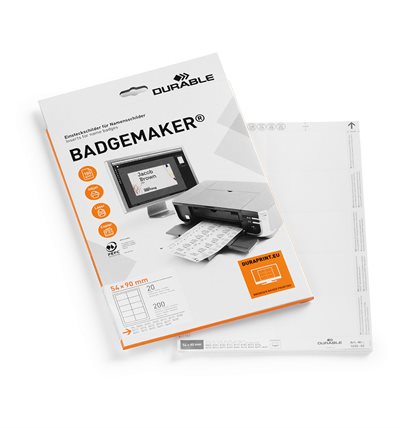 BADGEMAKER® Instick till namnskylt - 54x90 mm