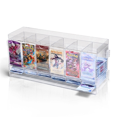 6-facks Akryl TCG Booster Pack Dispenser