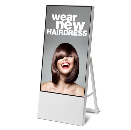 Smart-Line Digital Skylt med 43" Display - Vit