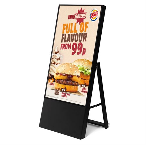 Smart-Line Digital Skylt med 43" Display - Svart