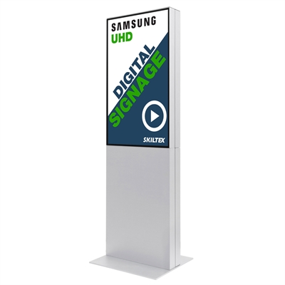Smart-Line Dubbelsidig Totem Digital Skylt - Vit