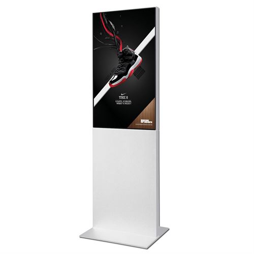 Smart-Line Totem Digital Skylt med 43" Display - Vit