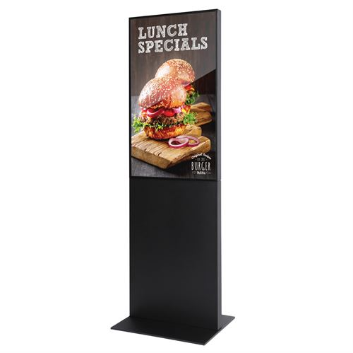 Smart-Line Totem Digital Skylt med 43" Display - Svart