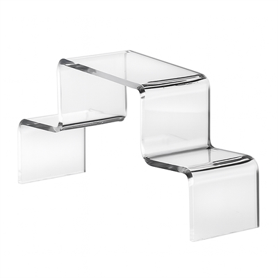 Double Step Akryl Display Trappa - 175 x 90 mm