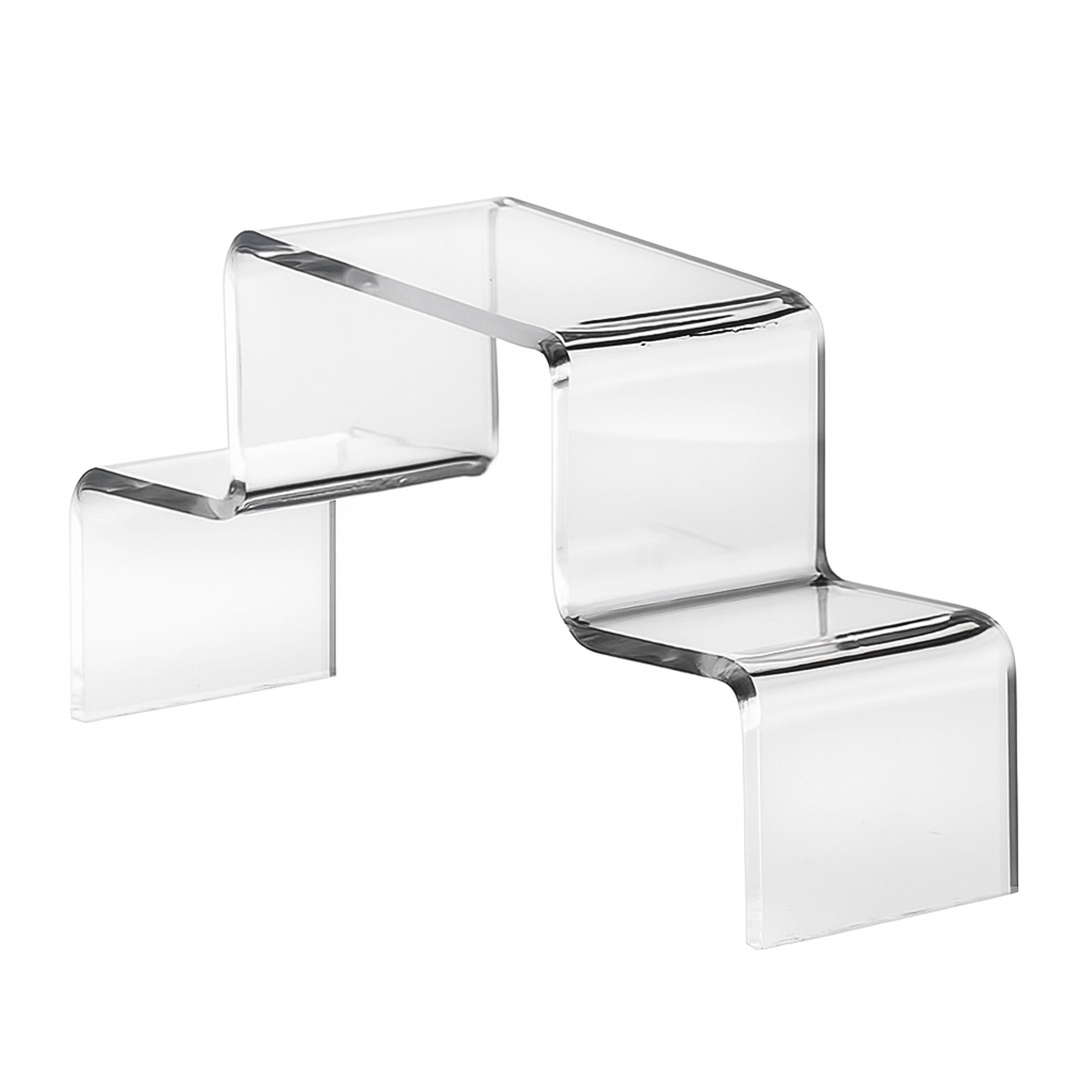 Double Step Akryl Display Trappa - 175 x 90 mm