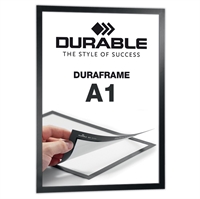 Självhäftande A1 Magnetram - Duraframe® Svart