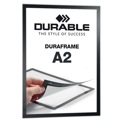 Självhäftande A2 Magnetram - Duraframe® Svart