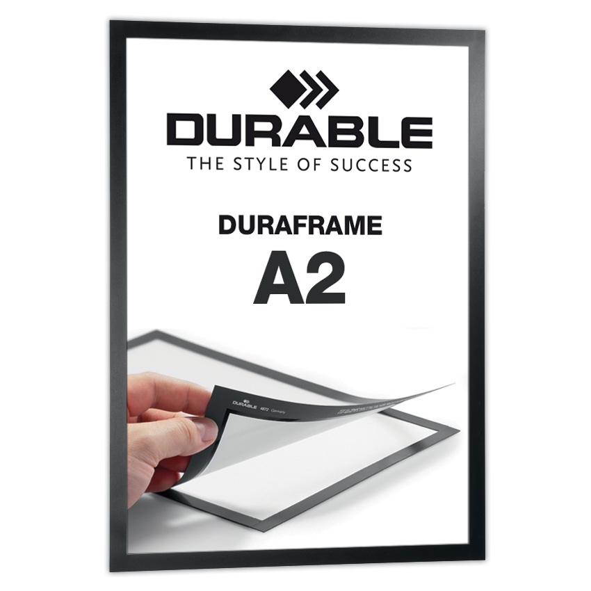 Självhäftande A2 Magnetram - Duraframe® Svart