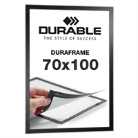 Självhäftande 70x100 cm Magnetram - Duraframe® Svart