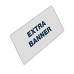 Extra banderoll till Zipper Wall Straight - 500x230 cm - Inkl. tryck på båda sidor