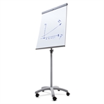 Blädderblocksstativ whiteboard på hjul - Vario