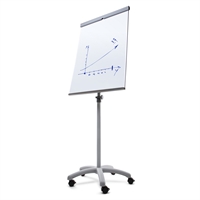 Blädderblocksstativ whiteboard på hjul - Vario