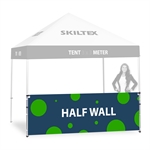 Halvvägg kit till 3x3 meter reklamtält - Med fullfärg print