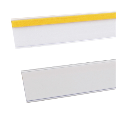 Hyllkantslist med tejp DBR 39 - 39 x 1000 mm - Transparent