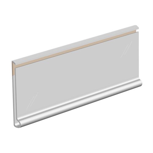 Hyllkantslist med tejp DBR 39 - 39 x 145 mm - Transparent