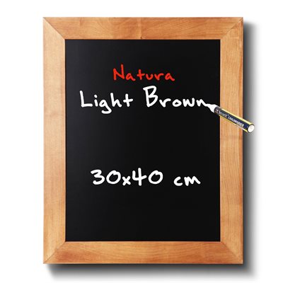 Natura Ljusbrun griffeltavla till vägg - 30x40 cm