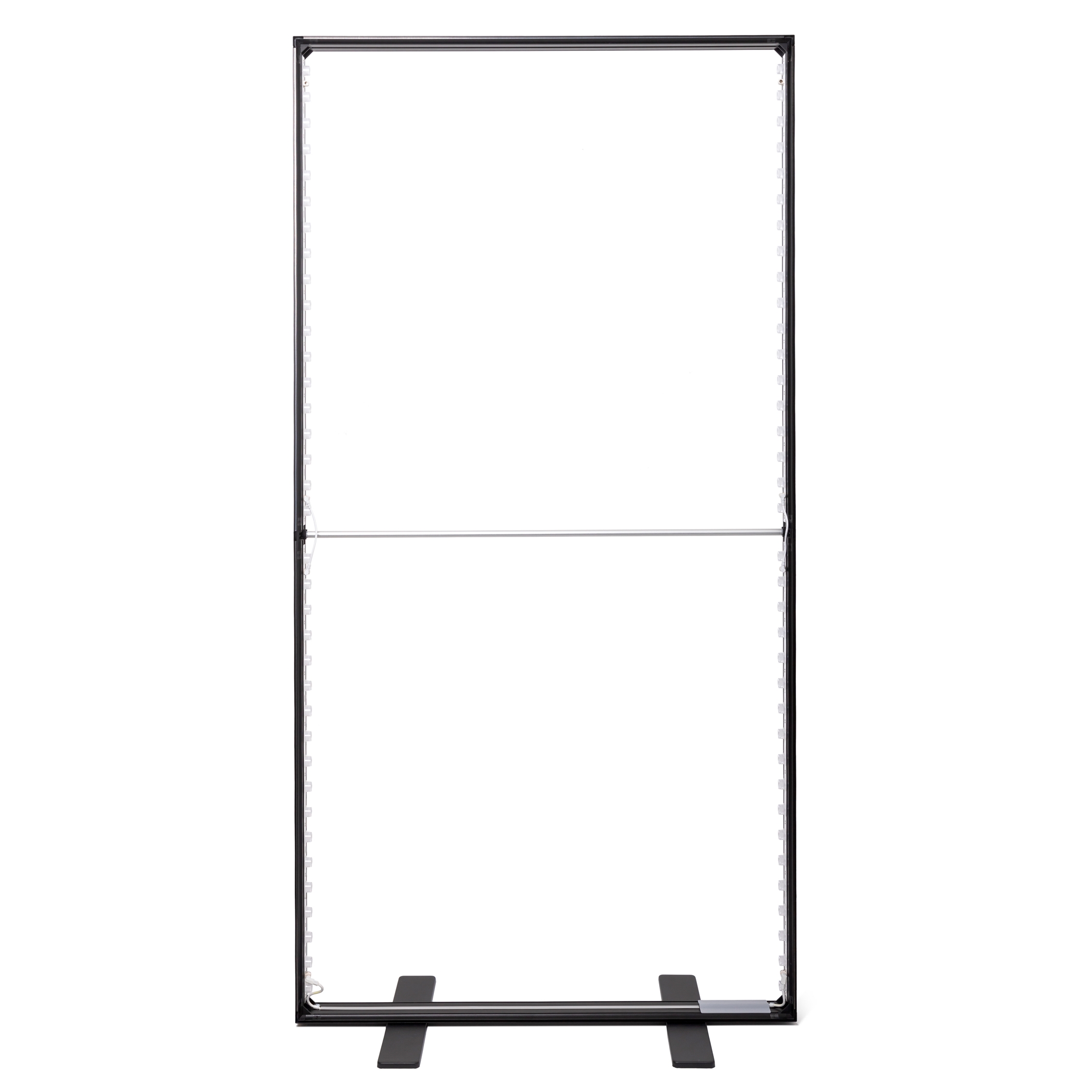 BrightBox Double Svart LED Ljusvägg - 100x200 cm