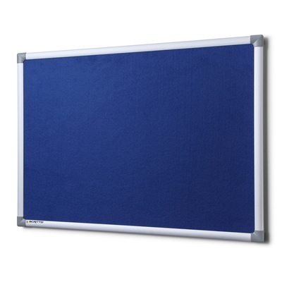 Anslagstavla blå filt - 200x100 cm