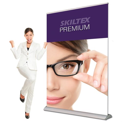 PREMIUM rollup display inkl. tryck - 120 x 200 cm